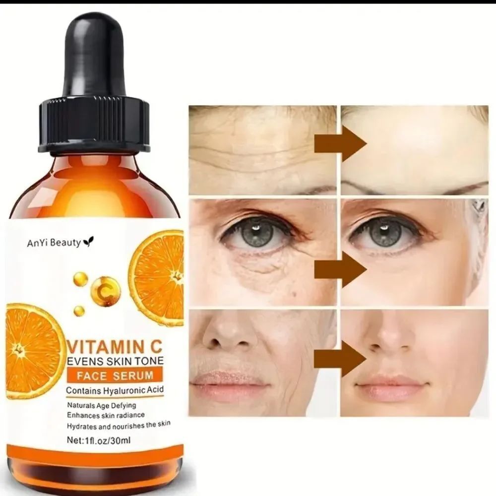 🍊 Vitamin C Facial Serum with Hyaluronic and Ferulic Acid